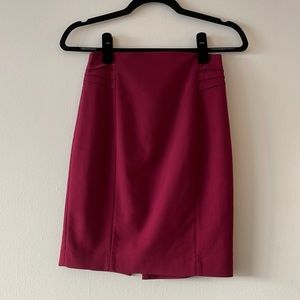 Express Burgundy pencil skirt